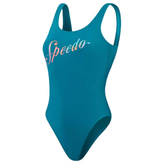 Speedo Γυναικείο ολόσωμο μαγιό Logo Deep U-Back Swimsuit Speedo Γυναικείο ολόσωμο μαγιό Logo Deep U-Back Swimsuit